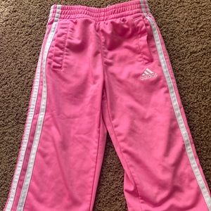 2T girls pink Adidas track suit
